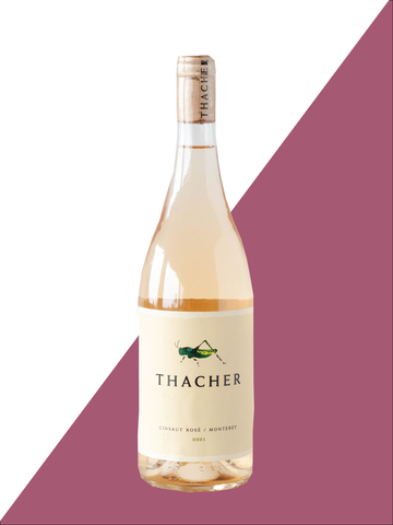 Bottle of Thacher Rosé of Cinsaut - Rosé wine from Paso Robles California