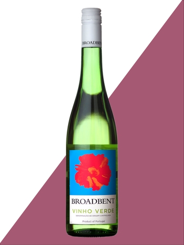 Bottle shot of Broadbent Vinho Verde - white wine from Portugal